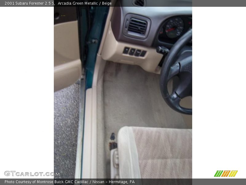Arcadia Green Metallic / Beige 2001 Subaru Forester 2.5 S