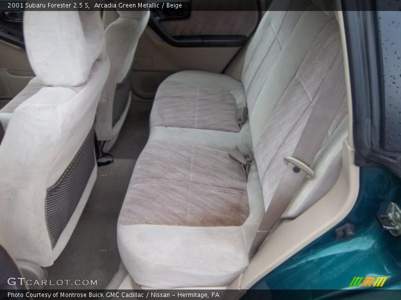 Arcadia Green Metallic / Beige 2001 Subaru Forester 2.5 S