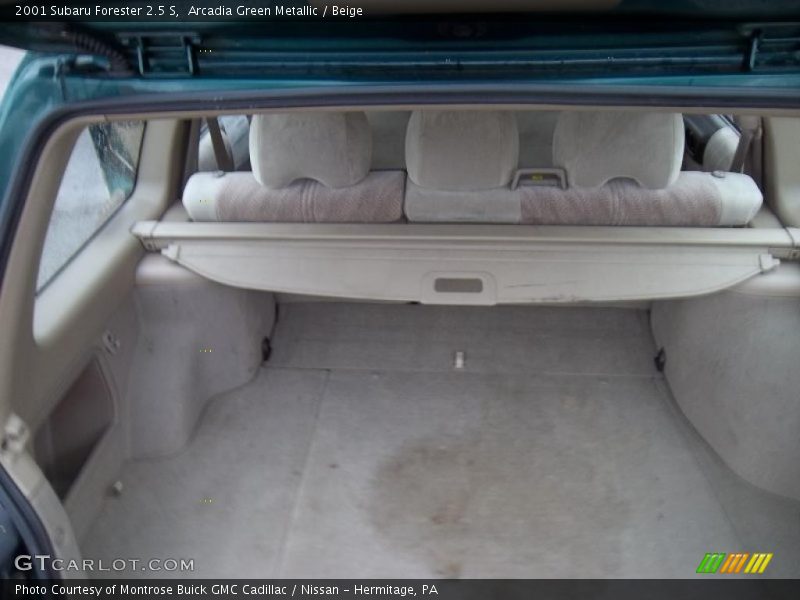 Arcadia Green Metallic / Beige 2001 Subaru Forester 2.5 S