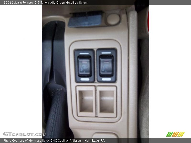 Arcadia Green Metallic / Beige 2001 Subaru Forester 2.5 S