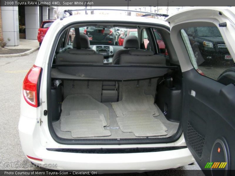 Super White / Ash 2008 Toyota RAV4 Limited 4WD