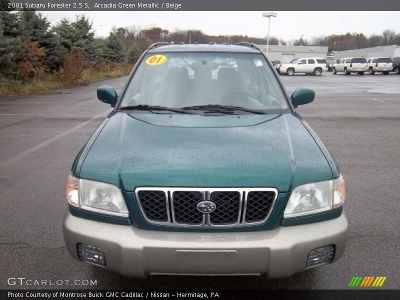 Arcadia Green Metallic / Beige 2001 Subaru Forester 2.5 S