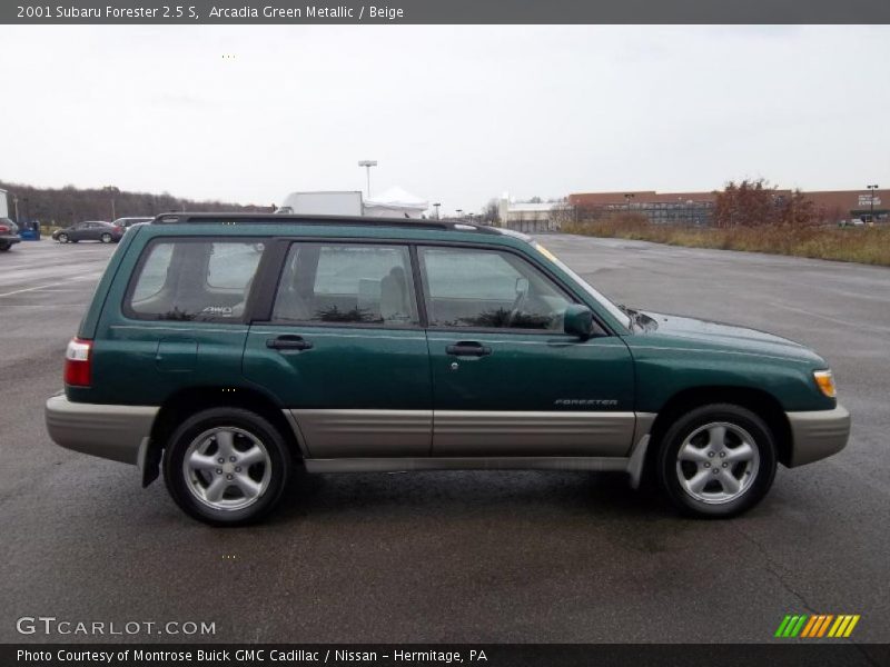 Arcadia Green Metallic / Beige 2001 Subaru Forester 2.5 S