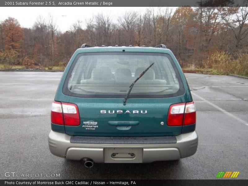 Arcadia Green Metallic / Beige 2001 Subaru Forester 2.5 S