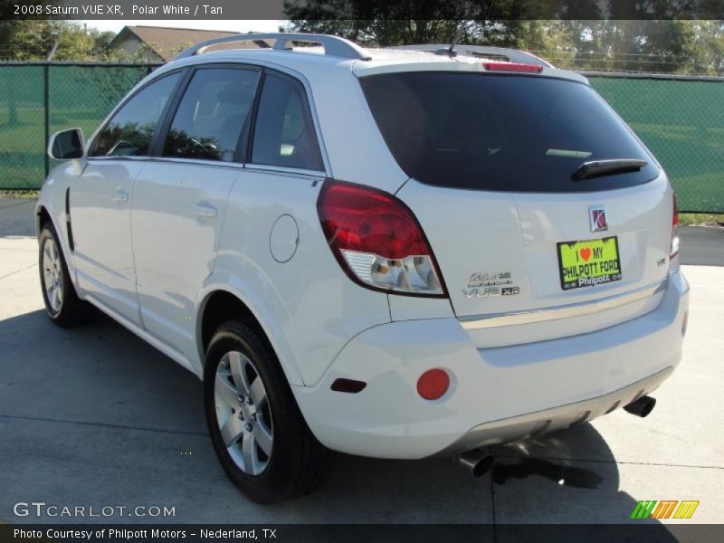 Polar White / Tan 2008 Saturn VUE XR