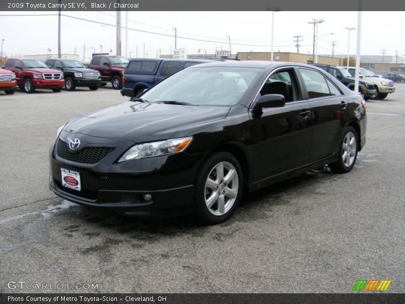 Black / Charcoal 2009 Toyota Camry SE V6