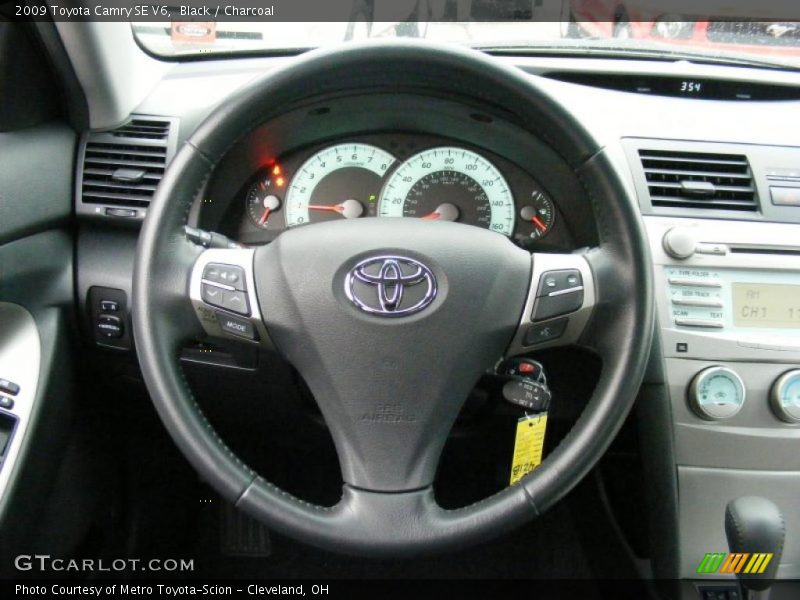 Black / Charcoal 2009 Toyota Camry SE V6