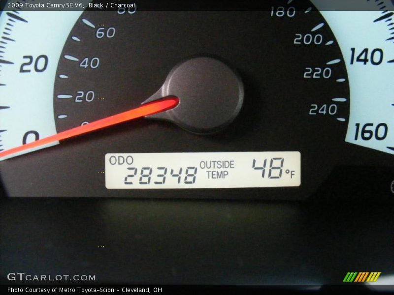 Black / Charcoal 2009 Toyota Camry SE V6