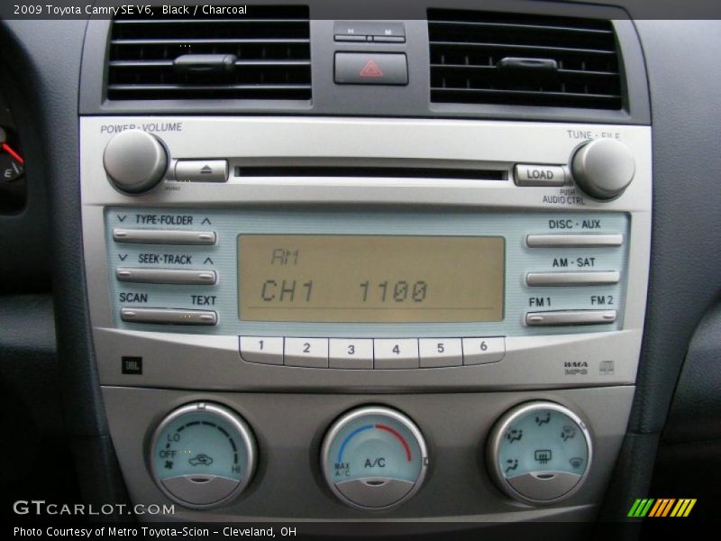 Black / Charcoal 2009 Toyota Camry SE V6
