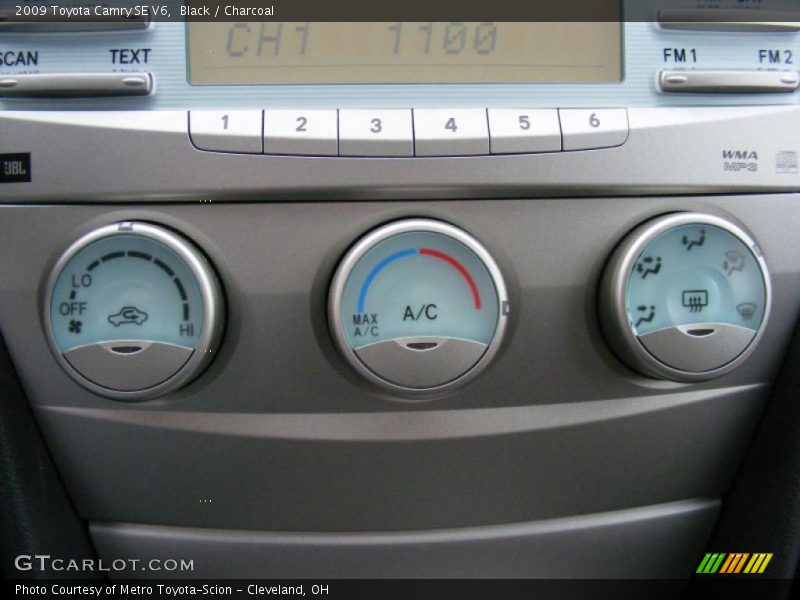Black / Charcoal 2009 Toyota Camry SE V6