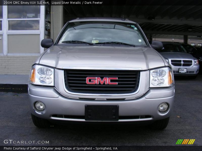 Liquid Silver Metallic / Dark Pewter 2004 GMC Envoy XUV SLE 4x4