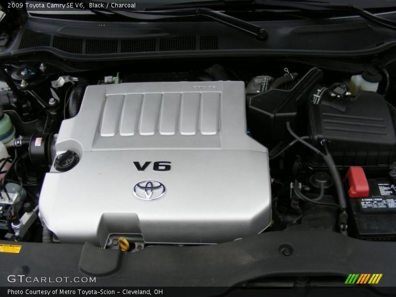 Black / Charcoal 2009 Toyota Camry SE V6