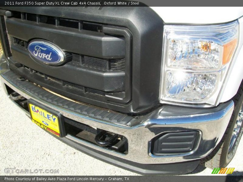 Oxford White / Steel 2011 Ford F350 Super Duty XL Crew Cab 4x4 Chassis