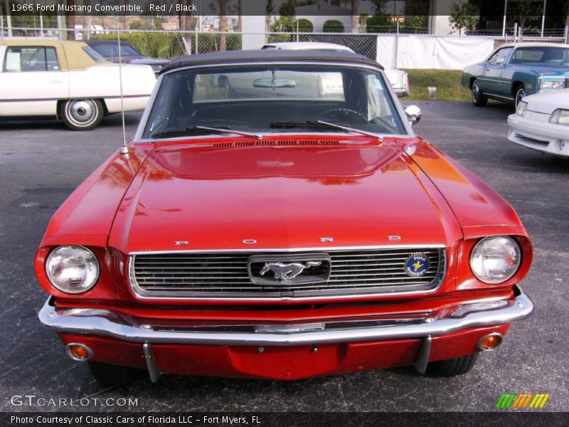 Red / Black 1966 Ford Mustang Convertible