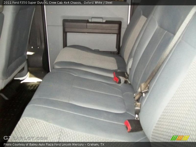 Oxford White / Steel 2011 Ford F350 Super Duty XL Crew Cab 4x4 Chassis