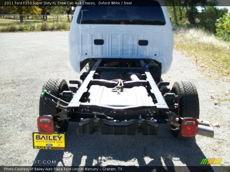 Oxford White / Steel 2011 Ford F350 Super Duty XL Crew Cab 4x4 Chassis