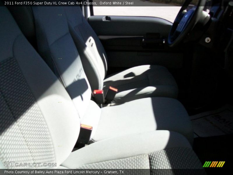Oxford White / Steel 2011 Ford F350 Super Duty XL Crew Cab 4x4 Chassis