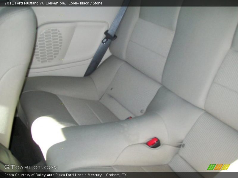  2011 Mustang V6 Convertible Stone Interior
