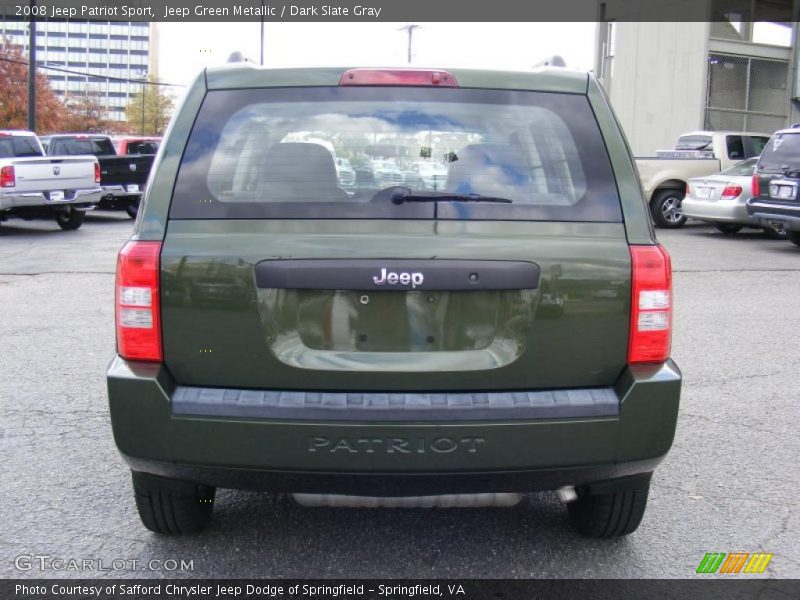 Jeep Green Metallic / Dark Slate Gray 2008 Jeep Patriot Sport