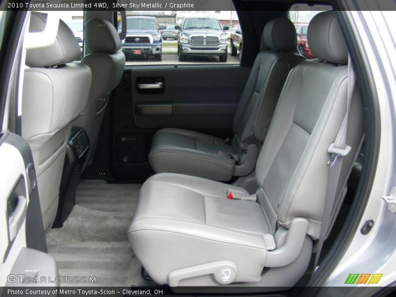  2010 Sequoia Limited 4WD Graphite Interior