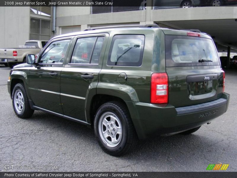 Jeep Green Metallic / Dark Slate Gray 2008 Jeep Patriot Sport