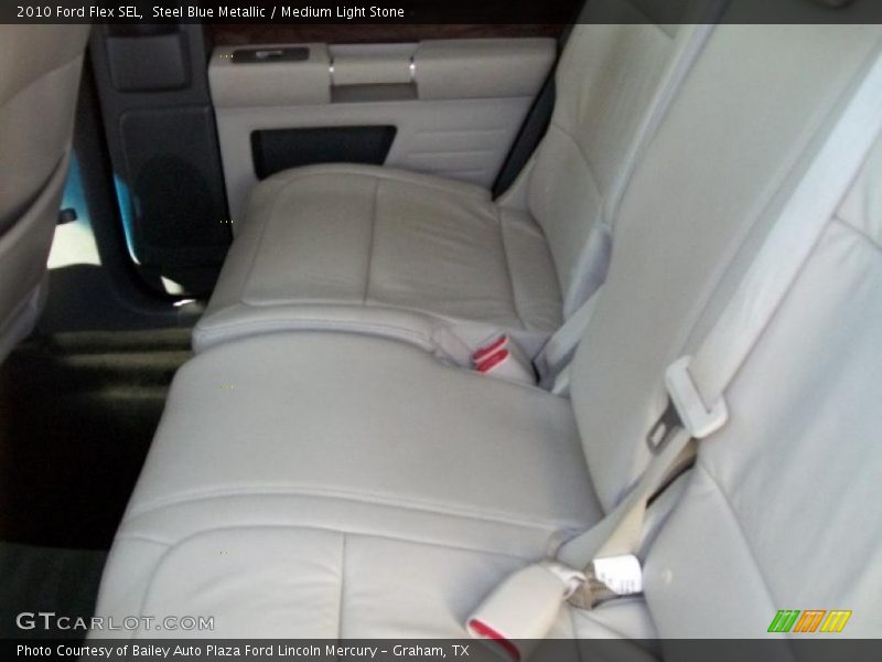 Steel Blue Metallic / Medium Light Stone 2010 Ford Flex SEL