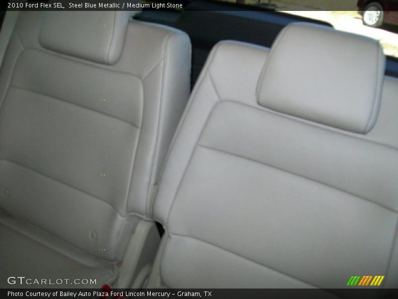 Steel Blue Metallic / Medium Light Stone 2010 Ford Flex SEL