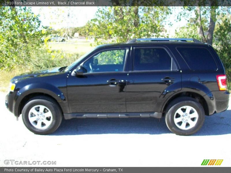 Black / Charcoal Black 2010 Ford Escape Limited V6