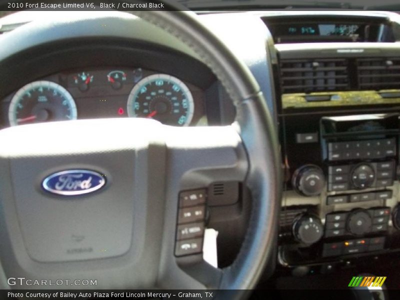 Black / Charcoal Black 2010 Ford Escape Limited V6
