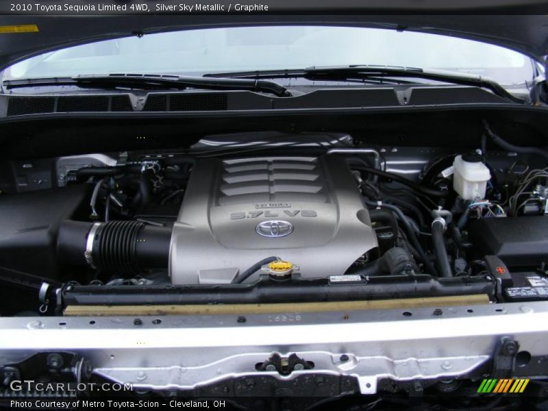  2010 Sequoia Limited 4WD Engine - 5.7 Liter i-Force DOHC 32-Valve VVT-i V8