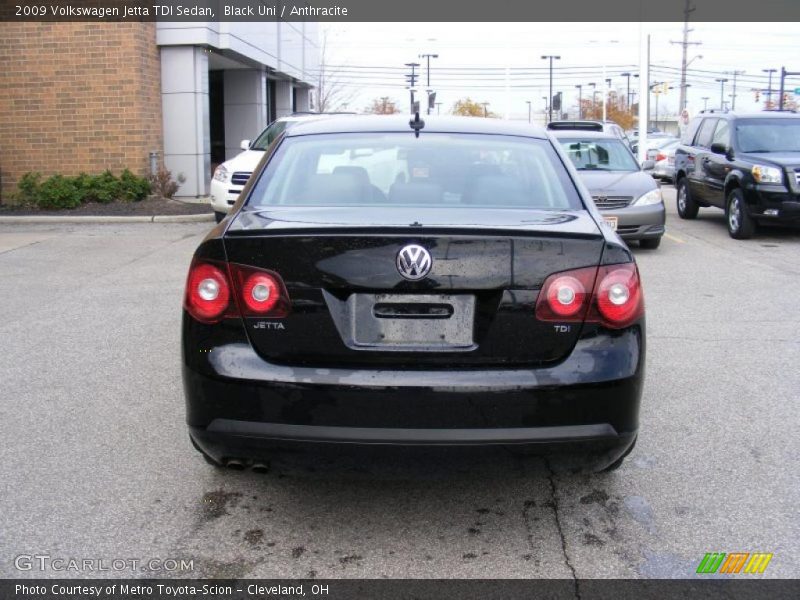 Black Uni / Anthracite 2009 Volkswagen Jetta TDI Sedan