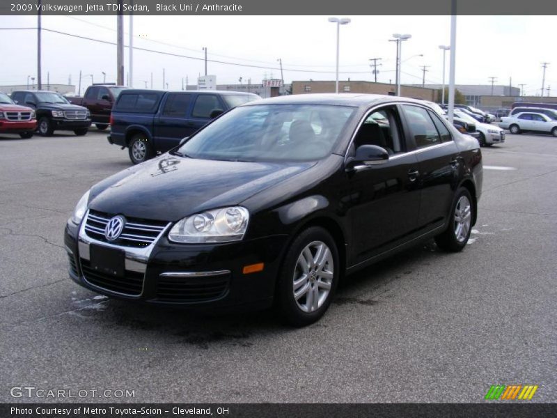 Black Uni / Anthracite 2009 Volkswagen Jetta TDI Sedan