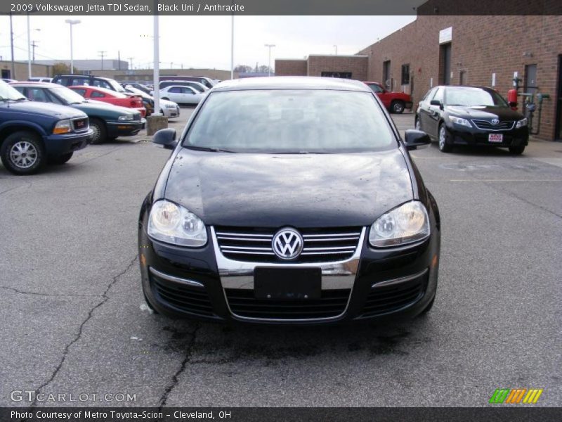 Black Uni / Anthracite 2009 Volkswagen Jetta TDI Sedan