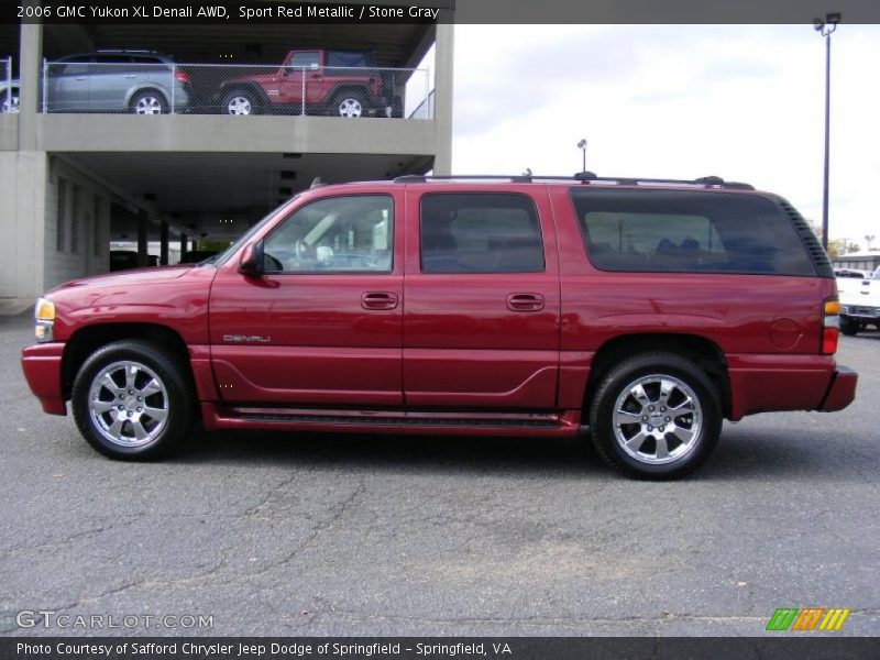 Sport Red Metallic / Stone Gray 2006 GMC Yukon XL Denali AWD