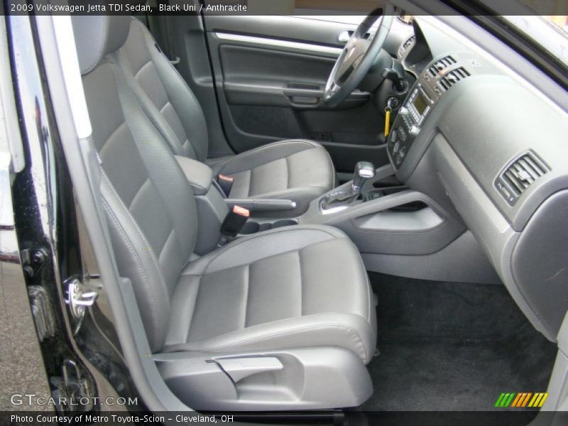 Black Uni / Anthracite 2009 Volkswagen Jetta TDI Sedan