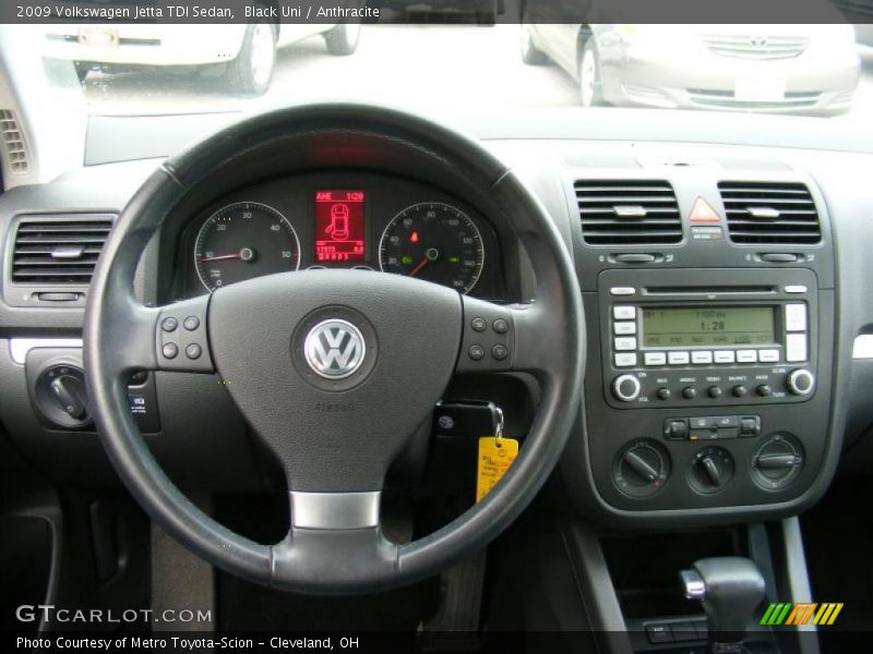 Black Uni / Anthracite 2009 Volkswagen Jetta TDI Sedan
