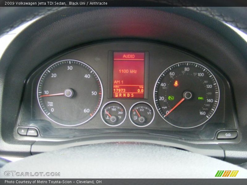 Black Uni / Anthracite 2009 Volkswagen Jetta TDI Sedan
