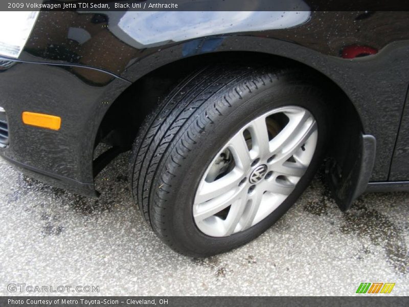 Black Uni / Anthracite 2009 Volkswagen Jetta TDI Sedan