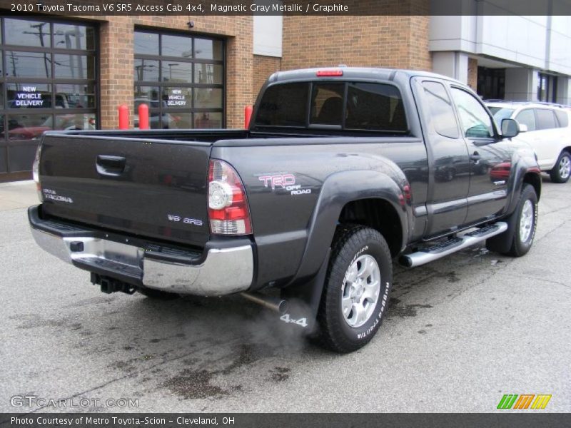 Magnetic Gray Metallic / Graphite 2010 Toyota Tacoma V6 SR5 Access Cab 4x4