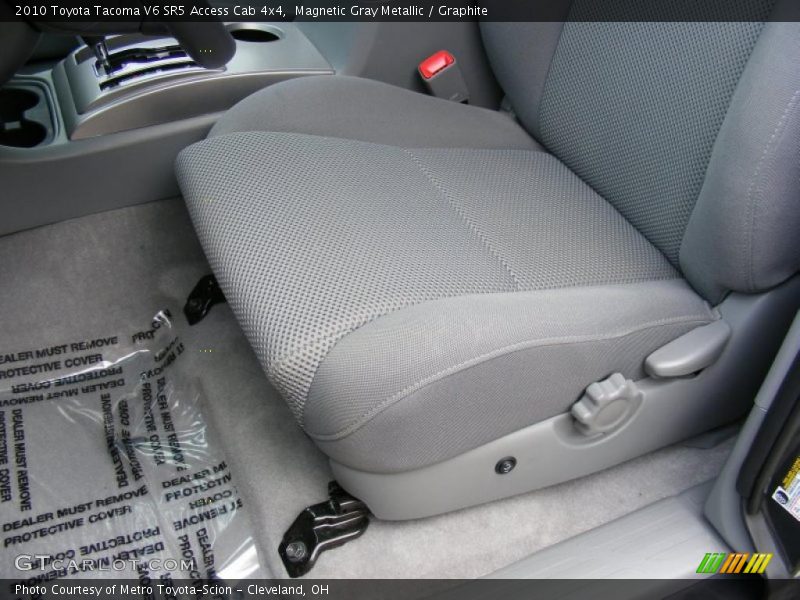  2010 Tacoma V6 SR5 Access Cab 4x4 Graphite Interior