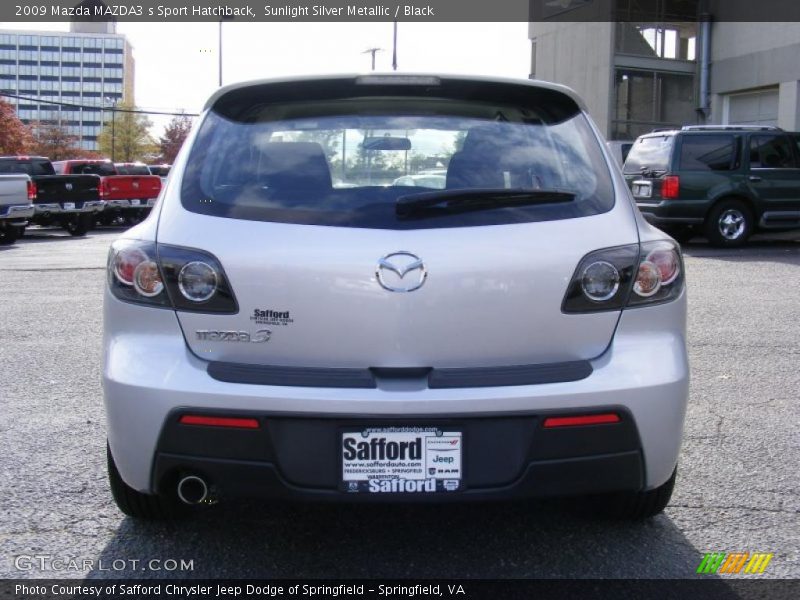 Sunlight Silver Metallic / Black 2009 Mazda MAZDA3 s Sport Hatchback