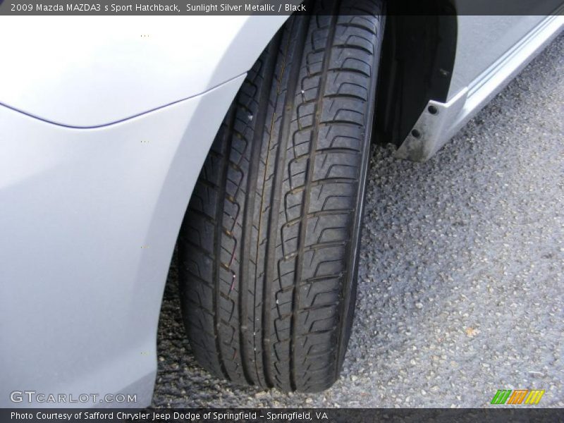 Sunlight Silver Metallic / Black 2009 Mazda MAZDA3 s Sport Hatchback