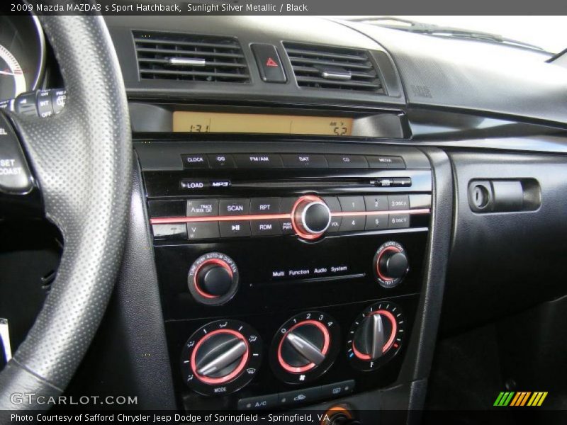 Controls of 2009 MAZDA3 s Sport Hatchback