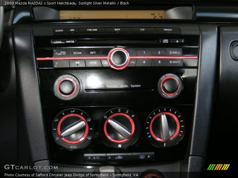 Controls of 2009 MAZDA3 s Sport Hatchback