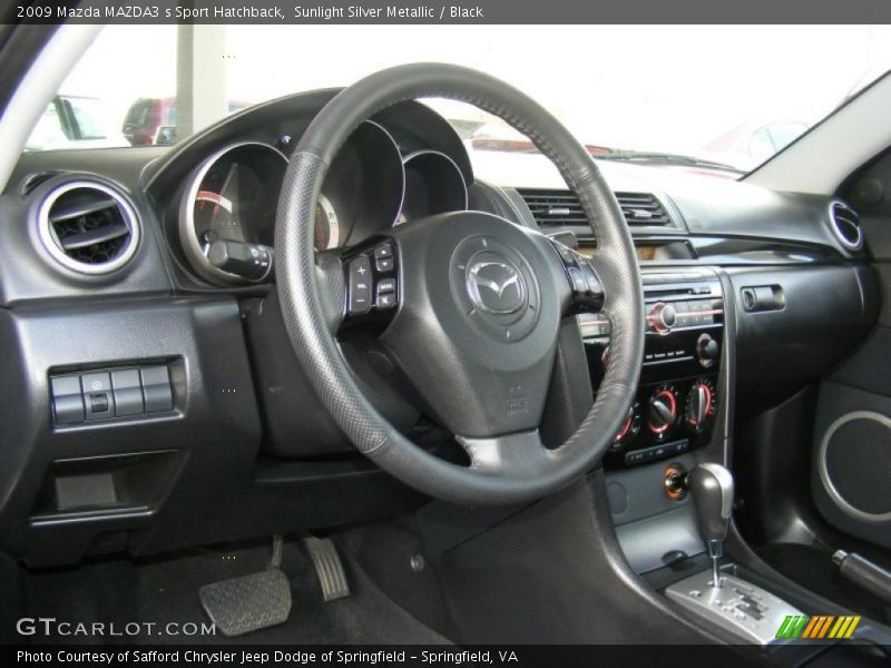 Dashboard of 2009 MAZDA3 s Sport Hatchback