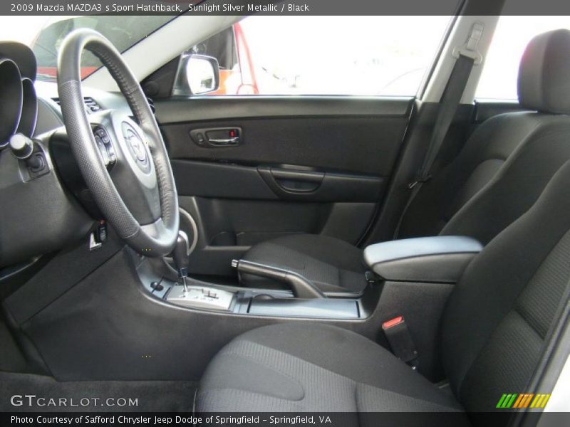  2009 MAZDA3 s Sport Hatchback Black Interior