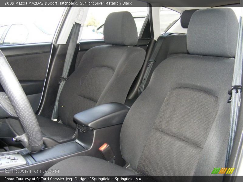  2009 MAZDA3 s Sport Hatchback Black Interior
