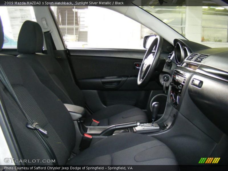  2009 MAZDA3 s Sport Hatchback Black Interior