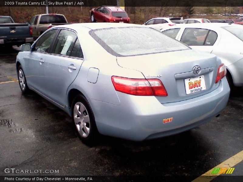 Sky Blue Pearl / Ash 2009 Toyota Camry LE