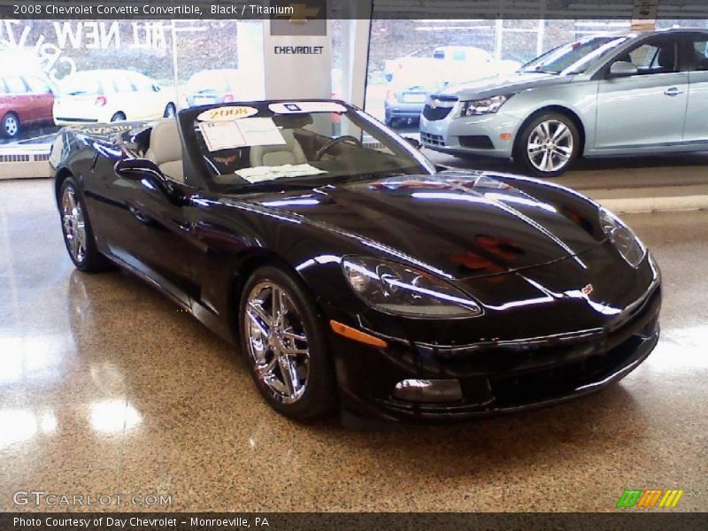 Front 3/4 View of 2008 Corvette Convertible